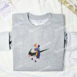 Shoyo Hinata Haikyuu Anime Embroidered Shirt 1 Shoyo Hinata Haikyuu Anime Embroidered Shirt 3