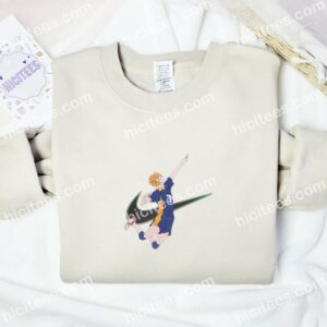 Shoyo Hinata Haikyuu Anime Embroidered Shirt 2 Shoyo Hinata Haikyuu Anime Embroidered Shirt