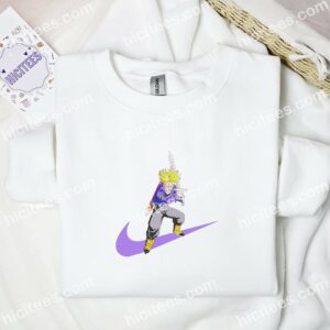 Trunks Super Saiyan Dragon Ball Anime Embroidered Shirt 1 Trunks Super Saiyan Dragon Ball Anime Embroidered Shirt 3