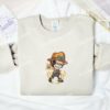 Ace Chibi One Piece Anime Embroidered Shirt