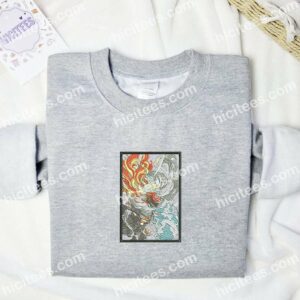 Aang Avatar Anime Embroidered Shirt 1 Aang Avatar Anime Embroidered Shirt 3