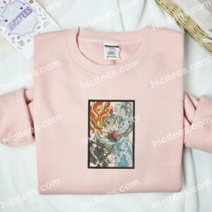 Aang Avatar Anime Embroidered Shirt 2 Aang Avatar Anime Embroidered Shirt