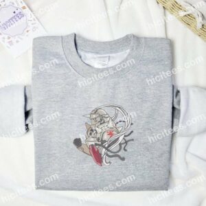 Alphonse Elric Fullmetal Alchemist Anime Embroidered Shirt 1 Alphonse Elric Fullmetal Alchemist Anime Embroidered Shirt 3