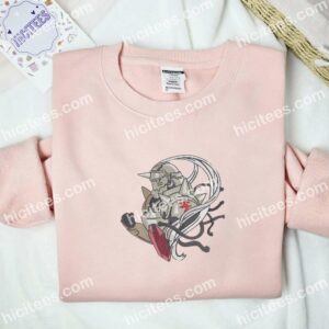 Alphonse Elric Fullmetal Alchemist Anime Embroidered Shirt 2 Alphonse Elric Fullmetal Alchemist Anime Embroidered Shirt