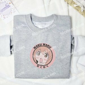 Anya Shocked Face Spy x Family Anime Embroidered Shirt 3 1