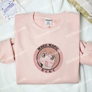 Anya Shocked Face Spy x Family Anime Embroidered Shirt 2 Anya Shocked Face Spy x Family Anime Embroidered Shirt 4
