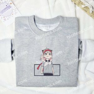 Anya at School Spy x Family Anime Embroidered Shirt 1 Anya at School Spy x Family Anime Embroidered Shirt 3