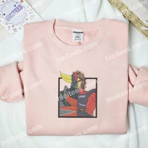 Goldrake UFO Robot Grendizer Anime Embroidered Shirt 2 Goldrake UFO Robot Grendizer Anime Embroidered Shirt