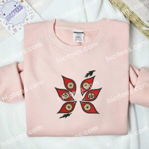 Kokushibo Eyes Demon Slayer Anime Embroidered Shirt 1