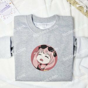 Anya Sleeping Spy x Family Anime Embroidered Shirt 1 Anya Sleeping Spy x Family Anime Embroidered Shirt 3