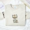 Appa Sticking Tongue Out Avatar Anime Embroidered Shirt