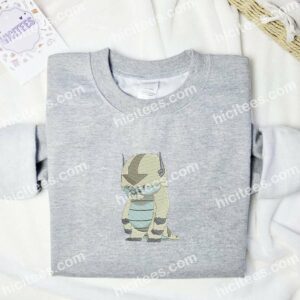 Appa Cute Avatar Anime Embroidered Shirt 3