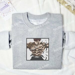 Baki Demon Face Baki the Grappler Anime Embroidered Shirt 1 Baki Demon Face Baki the Grappler Anime Embroidered Shirt 3