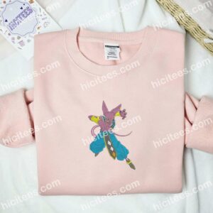 Beerus Dragon Ball Anime Embroidered Shirt 2 Beerus Dragon Ball Anime Embroidered Shirt