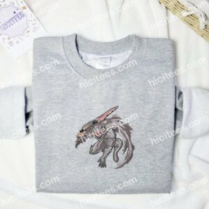 Black Swordsman Berserk Anime Embroidered Shirt 1 Black Swordsman Berserk Anime Embroidered Shirt 3