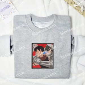 Guts And Elf Berserk Anime Embroidered Shirt 1 Guts And Elf Berserk Anime Embroidered Shirt 3