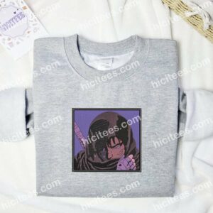 Guts Sad Face Berserk Anime Embroidered Shirt 3