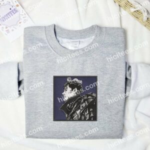 Guts Side Face Berserk Anime Embroidered Shirt 1 Guts Side Face Berserk Anime Embroidered Shirt 3