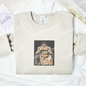 Yujiro Hanma Baki the Grappler Anime Embroidered Shirt 3