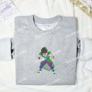 Broly Dragon Ball Anime Embroidered Shirt 1 Broly Dragon Ball Anime Embroidered Shirt 3