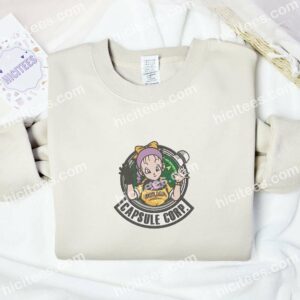 Bulma Dragon Ball Anime Embroidered Shirt 1 Bulma Dragon Ball Anime Embroidered Shirt 3