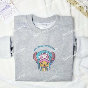 Chopper Cute One Piece Anime Embroidered Shirt 3