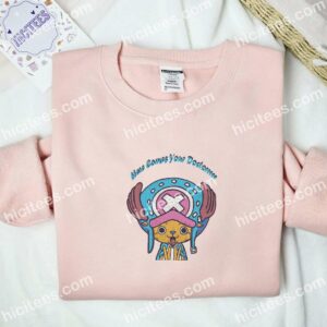Chopper Cute One Piece Anime Embroidered Shirt
