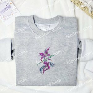 Dark Magician Yu-Gi-Oh Anime Embroidered Shirt 1 Dark Magician Yu Gi Oh Anime Embroidered Shirt 3
