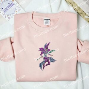 Dark Magician Yu-Gi-Oh Anime Embroidered Shirt 2 Dark Magician Yu Gi Oh Anime Embroidered Shirt