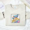 Dark Magician Girl Yu-Gi-Oh Anime Embroidered Shirt