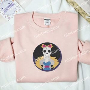The SK Brook One Piece Anime Embroidered Shirt 2 The SK Brook One Piece Anime Embroidered Shirt