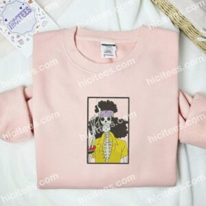 The SK Brook Smoker One Piece Anime Embroidered Shirt