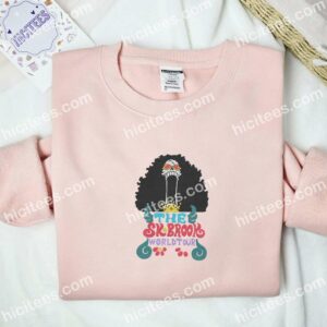 The SK Brook World Tour One Piece Anime Embroidered Shirt 2 The SK Brook World Tour One Piece Anime Embroidered Shirt
