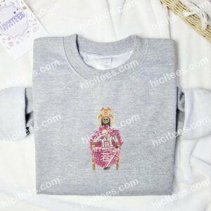 Doflamingo King One Piece Anime Embroidered Shirt 1 Doflamingo King One Piece Anime Embroidered Shirt 3 1