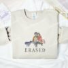 Kayo Hinazuki And Satoru Fujinuma Erased Anime Embroidered Shirt