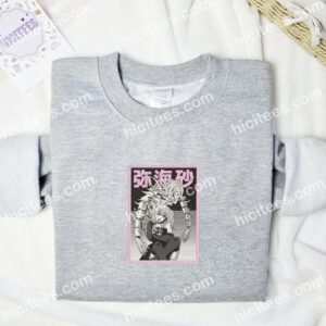 Misa Amane And Rem Death Note Anime Embroidered Shirt 1 Misa Amane And Rem Death Note Anime Embroidered Shirt 3