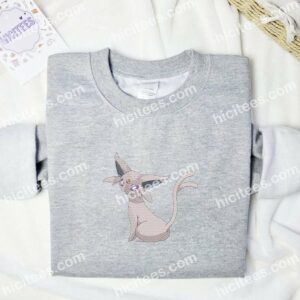Espeon Pokemon Anime Embroidered Shirt 3 1