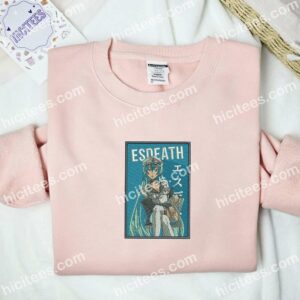 Esdeath Akame ga Kill Anime Embroidered Shirt 2 Esdeath Akame ga Kill Anime Embroidered Shirt