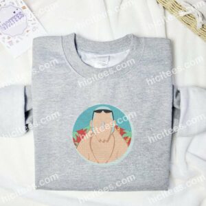 Franky No Face One Piece Anime Embroidered Shirt 3