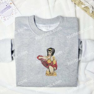 Faye Valentine Cowboy Bebop Anime Embroidered Shirt 1 Faye Valentine Cowboy Bebop Anime Embroidered Shirt 3