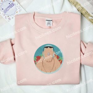 Franky No Face One Piece Anime Embroidered Shirt