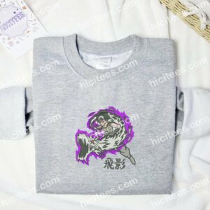 Hiei Dragon of the Darkness Flame YuYu Hakusho Anime Embroidered Shirt 3