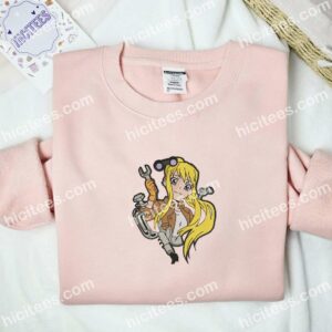 Winry Rockbell Fullmetal Alchemist Anime Embroidered Shirt 2 Winry Rockbell Fullmetal Alchemist Anime Embroidered Shirt