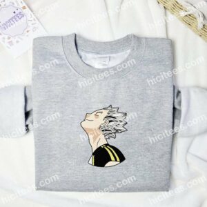 Bokuto Kotaro Side Face Haikyuu Anime Embroidered Shirt 1 Bokuto Kotaro Side Face Haikyuu Anime Embroidered Shirt 3