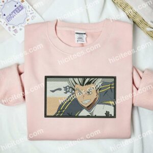 Bokuto Kotaro Excited Face Haikyuu Anime Embroidered Shirt 2 Bokuto Kotaro Excited Face Haikyuu Anime Embroidered Shirt