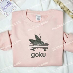 Goku Head Dragon Ball Anime Embroidered Shirt 2 Goku Head Dragon Ball Anime Embroidered Shirt