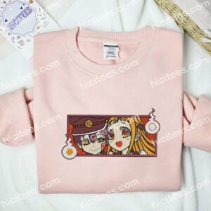 Hanako And Yashiro Face Jibaku Shounen Hanako kun Anime Embroidered Shirt
