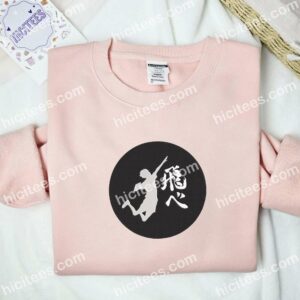 Hinata Shoyo Haikyuu Anime Embroidered Shirt 2 Hinata Shoyo Haikyuu Anime Embroidered Shirt 1