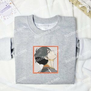 Kageyama Tobio Side Face Haikyuu Anime Embroidered Shirt 1 Kageyama Tobio Side Face Haikyuu Anime Embroidered Shirt 3
