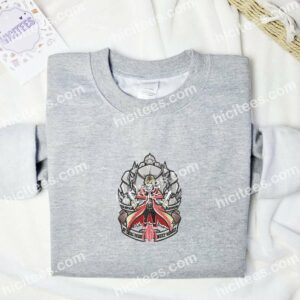 Alphonse And Edward Elric Fullmetal Alchemist Anime Embroidered Shirt 1 Alphonse And Edward Elric Fullmetal Alchemist Anime Embroidered Shirt 3